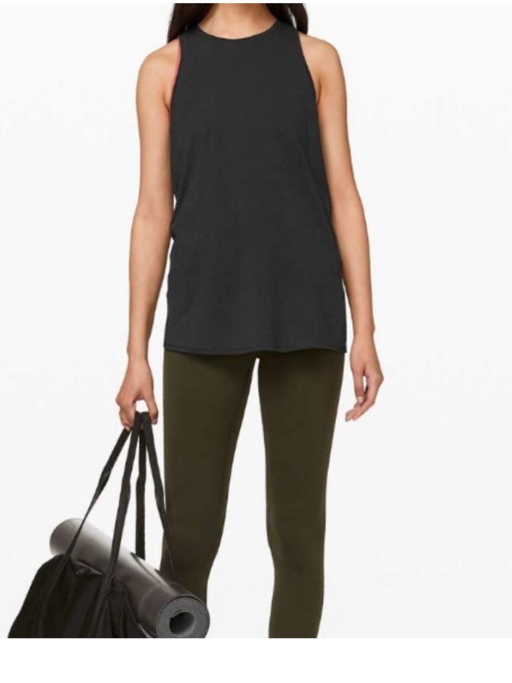 Lululemon All Tied Up Tank Black Size 12